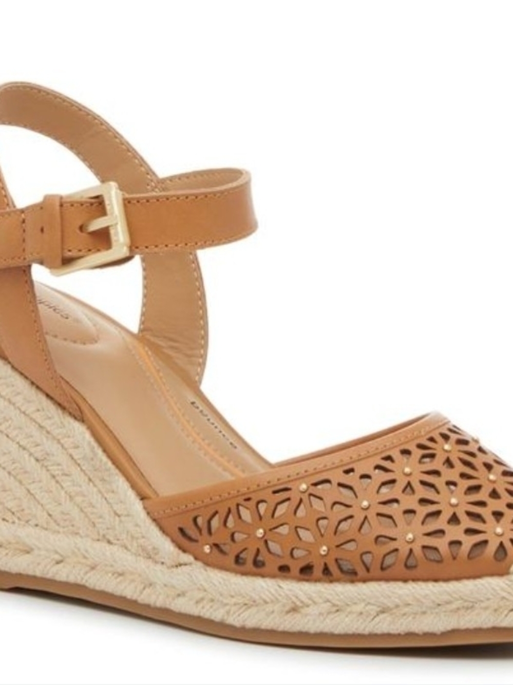 Hish PUPPIES  Espadrille Wedge Sandals with Ankle Strap